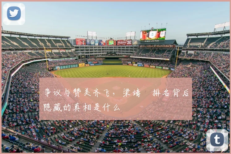 争议与赞美齐飞，梁靖崑排名背后隐藏的真相是什么