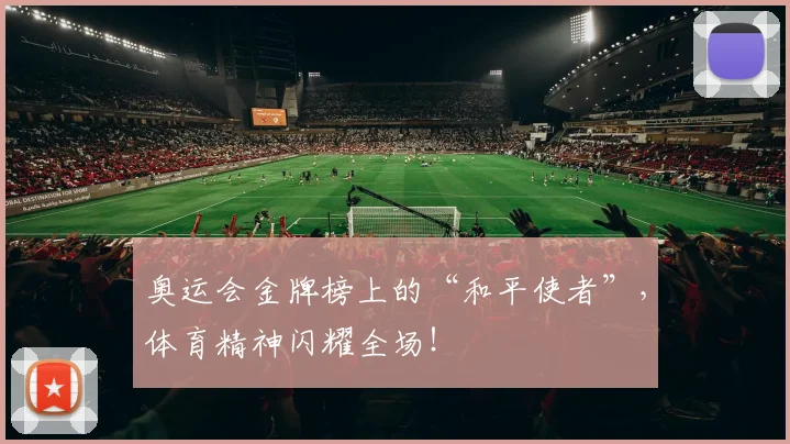 奥运会金牌榜上的“和平使者”,体育精神闪耀全场!